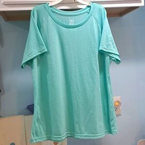 Athletic XL Mint Green Short Sleeve Top